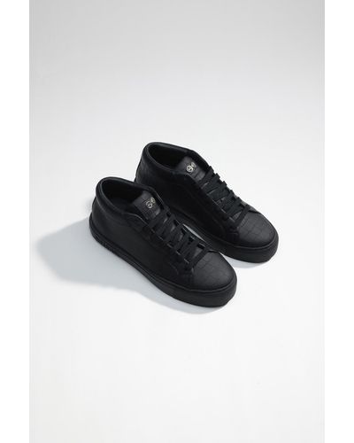 Hide&amp;Jack High Top Sneaker - Black