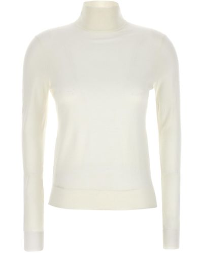 Theory High Neck Jumper Jumper, Cardigans - White