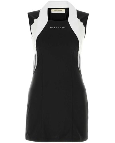 1017 ALYX 9SM Two-Tone Polyester Dress - Black