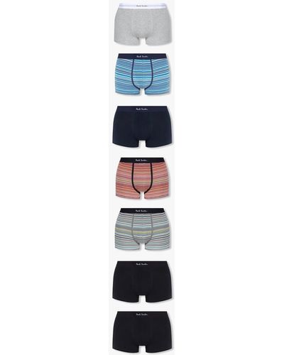 Paul Smith Boxers 7-pack, - Blue
