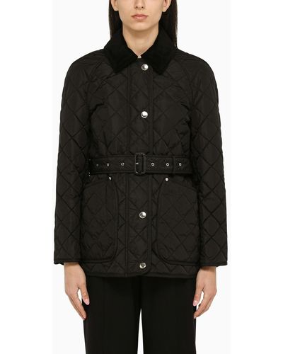 Burberry Quilted Nylon Jacket - Black