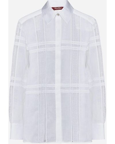 Max Mara Tequila Cotton Shirt - White