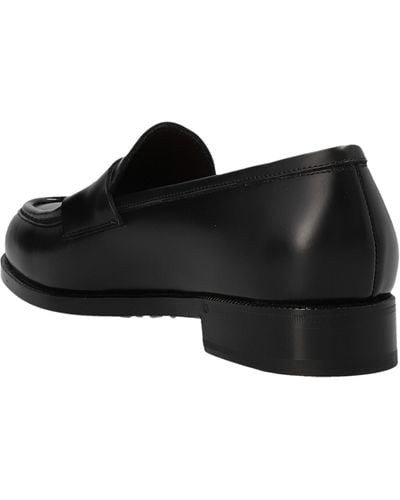 Lidfort Leather Loafers - Black