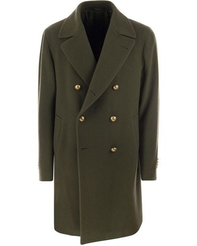 Tagliatore Arden - Double-breasted Wool Coat - Green