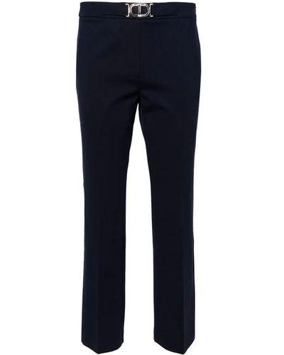 Twin Set Flared Trousers - Blue