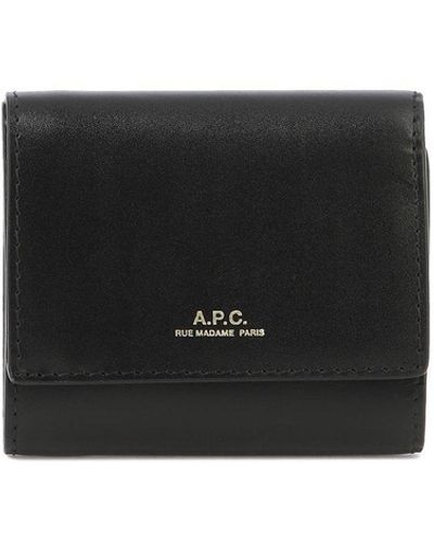 A.P.C. "lois" Compact Wallet - Black