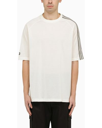 Y-3 Crew-Neck T-Shirt With Logo - White