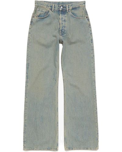 Acne Studios Jeans Wide Loose Fit - Gray
