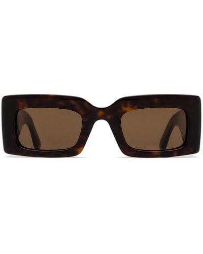 Alexander McQueen Am0433s Havana Sunglasses - Multicolour