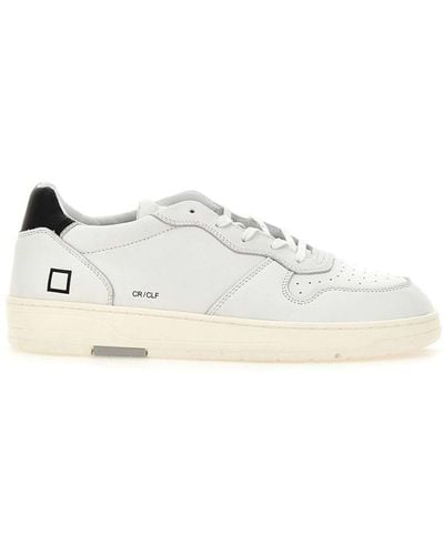 Date Court Calf Sneakers - White