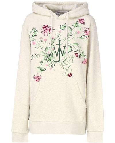 JW Anderson Sweatshirt With Embroidery - White