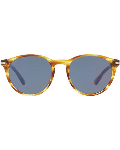 Persol Po3152S Striped Sunglasses - Blue