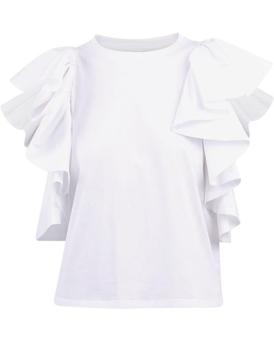 Alexander McQueen T-Shirts - White