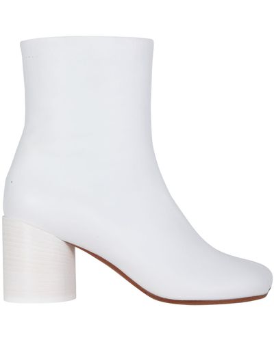 MM6 by Maison Martin Margiela 6 Heel Boots - White