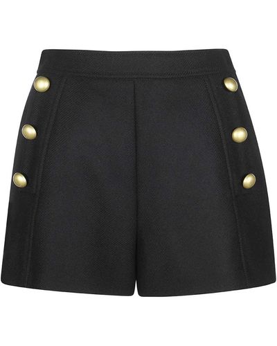 Moschino Wool Shorts - Black