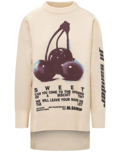 Jil Sander Cherry Sweater - Natural