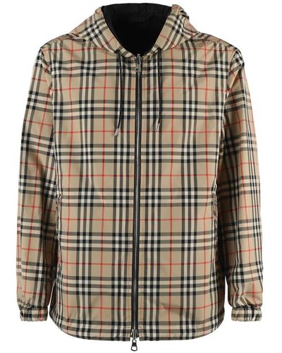 Burberry Reversible Jacket With Vintage Check Pattern - Multicolour