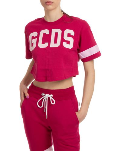 Gcds Cotton T-shirt - Red