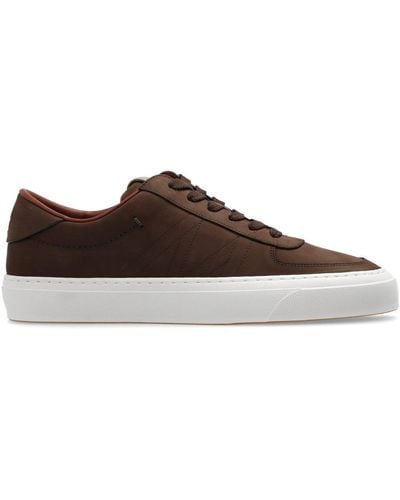 Moncler Monclub Low Top Trainers - Brown