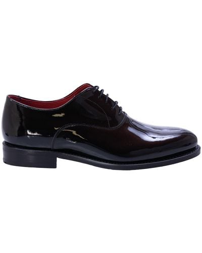 BERWICK  1707 Oxford Type Shoe - Black