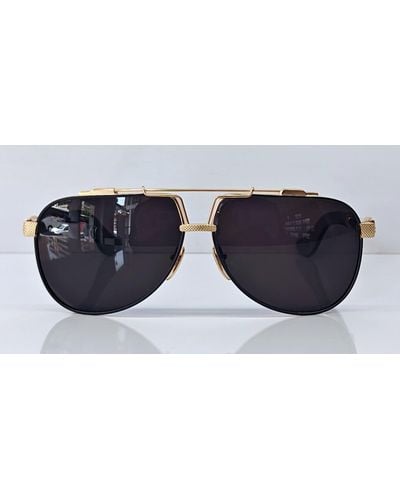 Chrome Hearts Blade Hummer Iii - Orb / Matte Gold Plated Sunglasses - Black