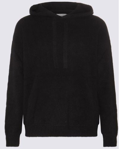 Laneus Cashmere And Silk Blend Sweater - Black