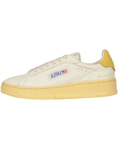 Autry Dallas Low Trainers - Yellow