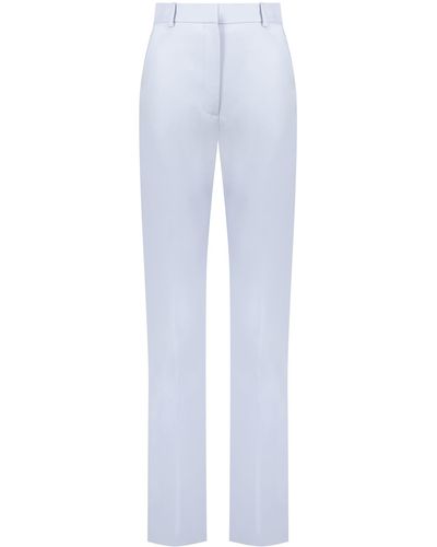 Alexander McQueen Wool Pants - White