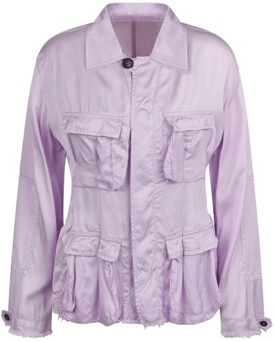 N°21 Multi-Pocket Shirt - Purple