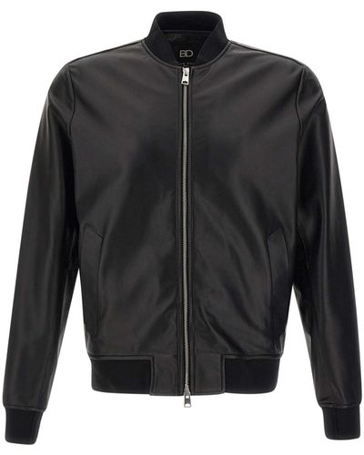 Brian Dales Leather Jacket - Black