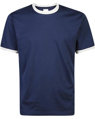 Eleventy Crew-Neck T-Shirt - Blue