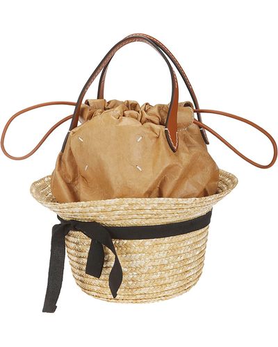 Maison Margiela Hat Bucket Bag - Metallic