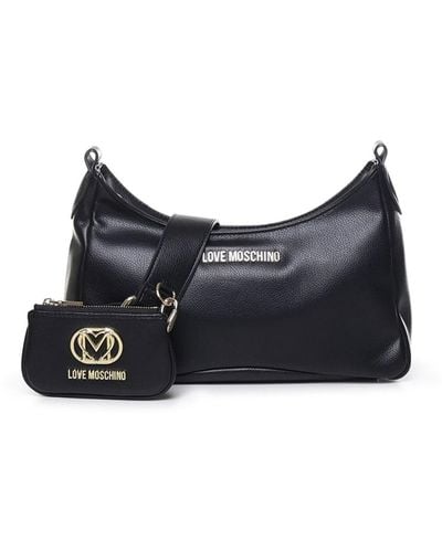 Love Moschino Bling Bling Argento Shoulder Bag