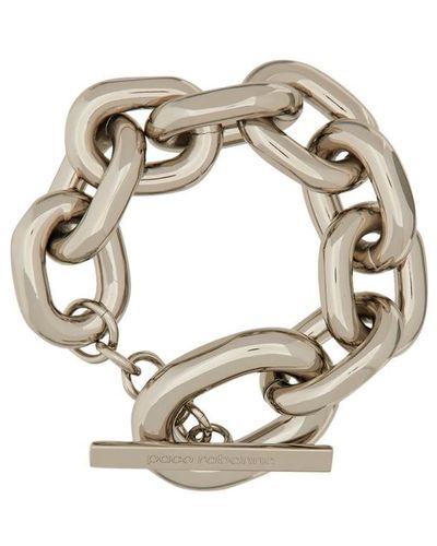 Rabanne Xl Link Bracelet - Metallic