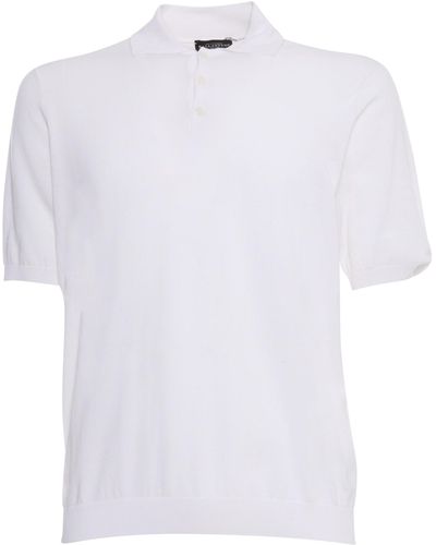 Ballantyne Cotton Polo - White