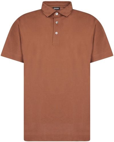 ZEGNA Perfect Fit Polo - Brown