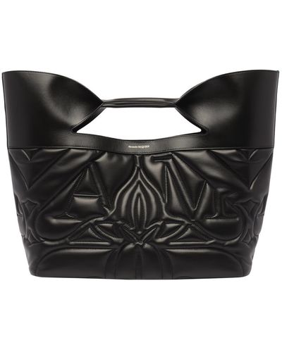 Alexander McQueen The Bow Large Tote - Black