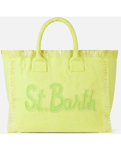 Mc2 Saint Barth Vanity Light Canvas Shoulder Bag - Yellow