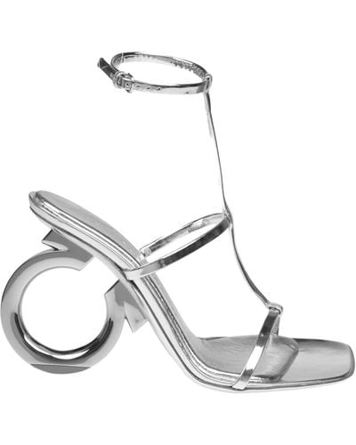 Ferragamo Elina Sandal - Metallic