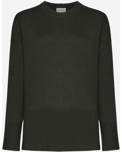 P.A.R.O.S.H. Loto Wool And Cashmere Sweater - Green