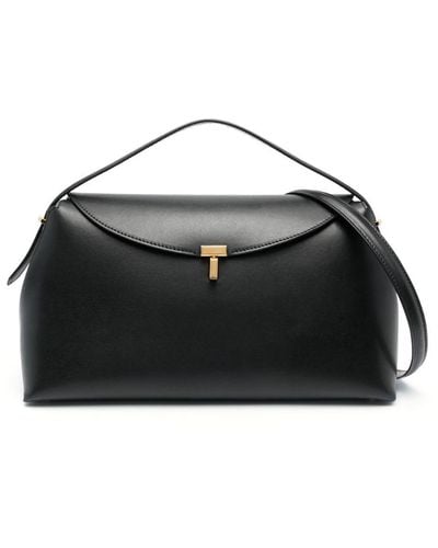 Totême T Lock Top Handle Bags - Black