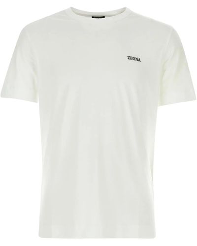 Zegna Cotton T-Shirt - White