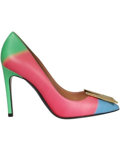 Moschino Leather Pumps - Pink