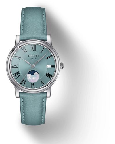 Tissot Carson Premium Lady Moonphase Watches - Blue