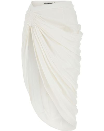 Alexander Wang Cotton Skirt - White