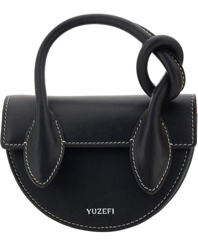 Yuzefi Pretzel Handbag - Black