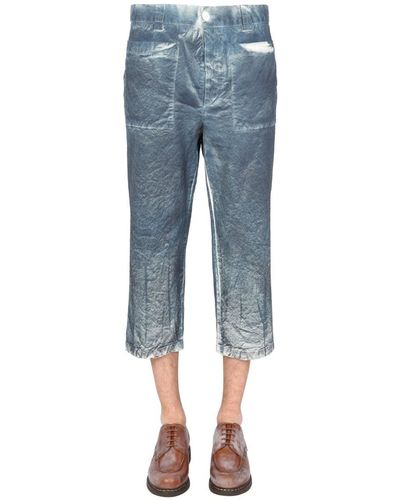 Sunnei Straight Trousers - Blue