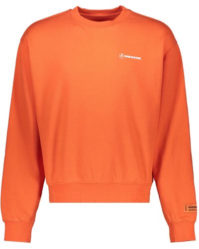 Heron Preston Print Sweatshirt - Orange