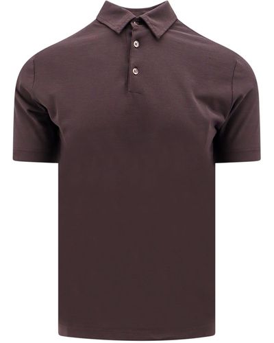 Zanone Polo Shirt - Purple