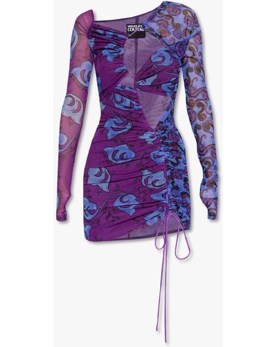 Versace Bodycon Dress - Purple